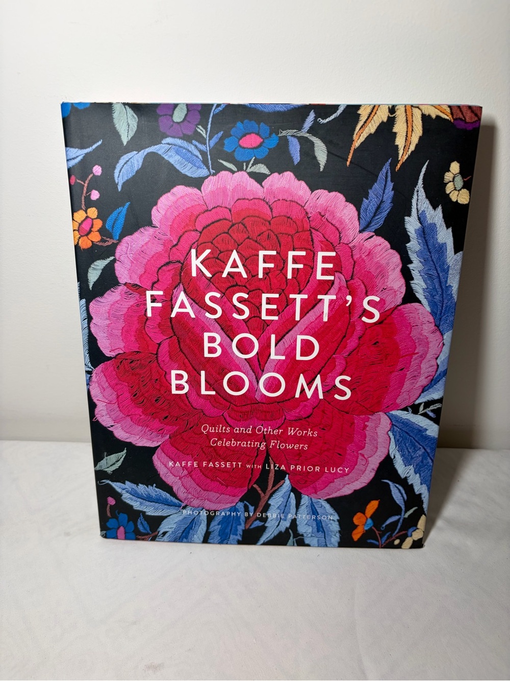 Kaffe Fassett Bold Blooms Wall Art - Pink Floral Canvas